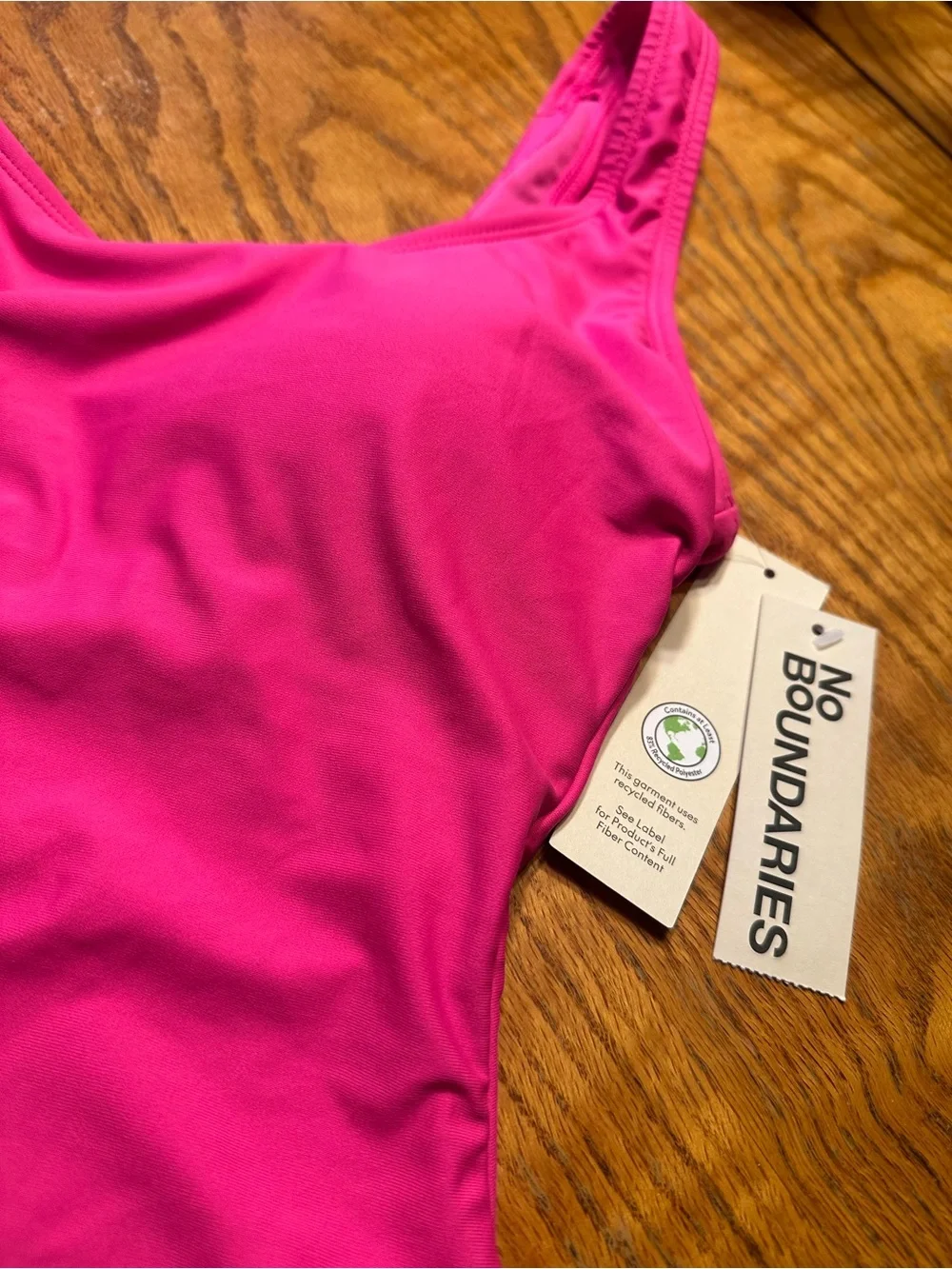 No Boundaries Vibrant Pink One-Piece Swimsuit